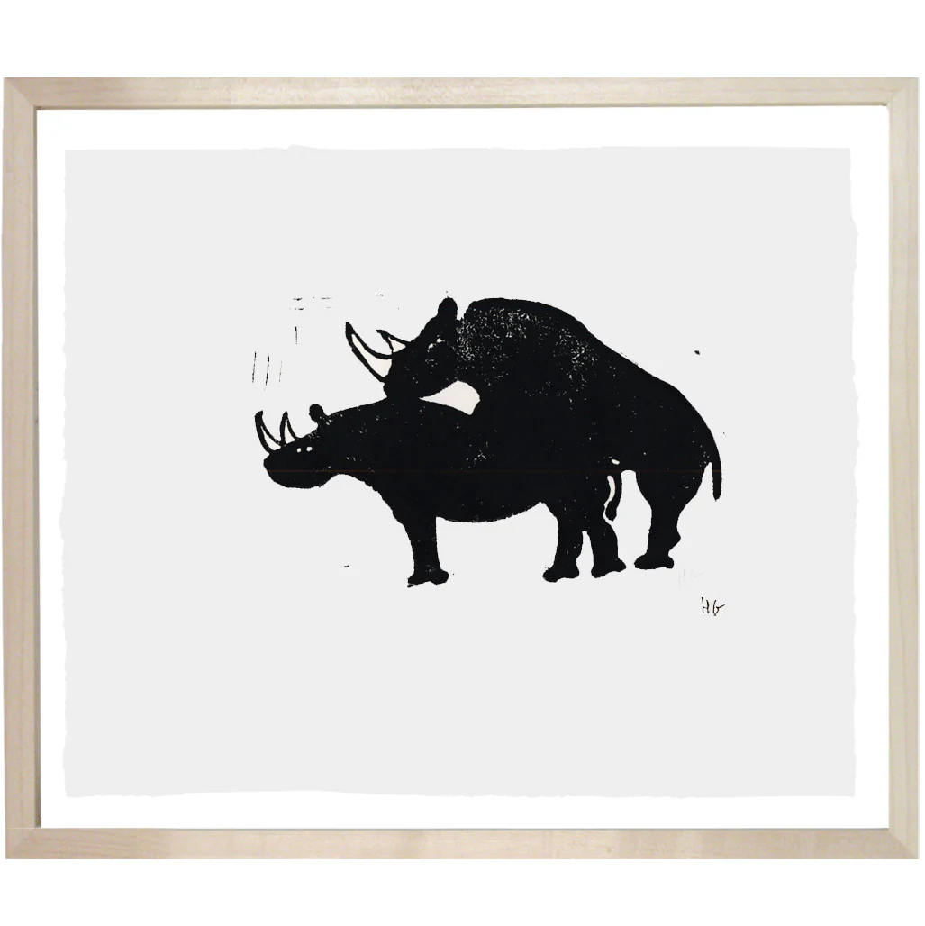Rhinos humping