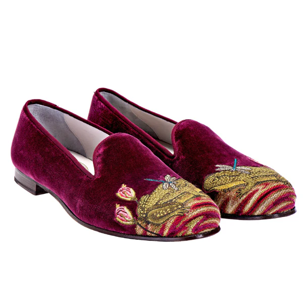 Ribbiting Velvet Slipper - Image 2