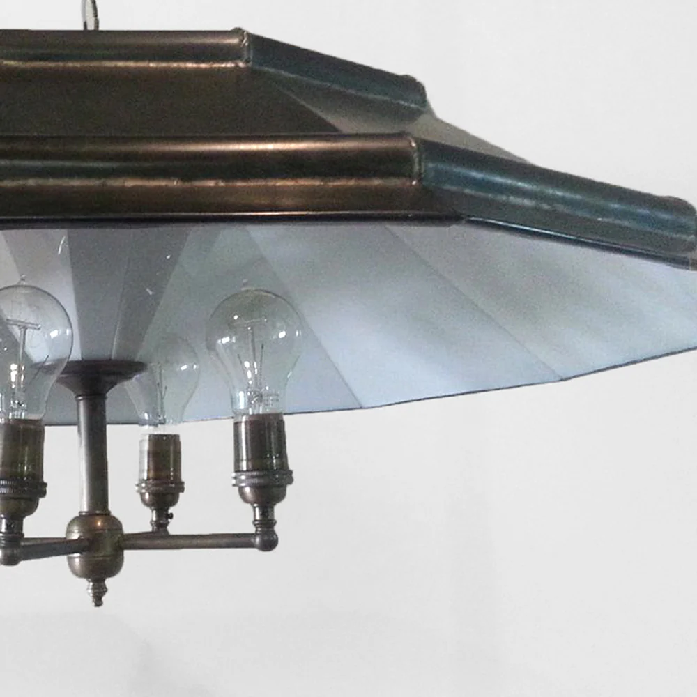 Robert Ogden Mirrored Chandeliers - Image 3