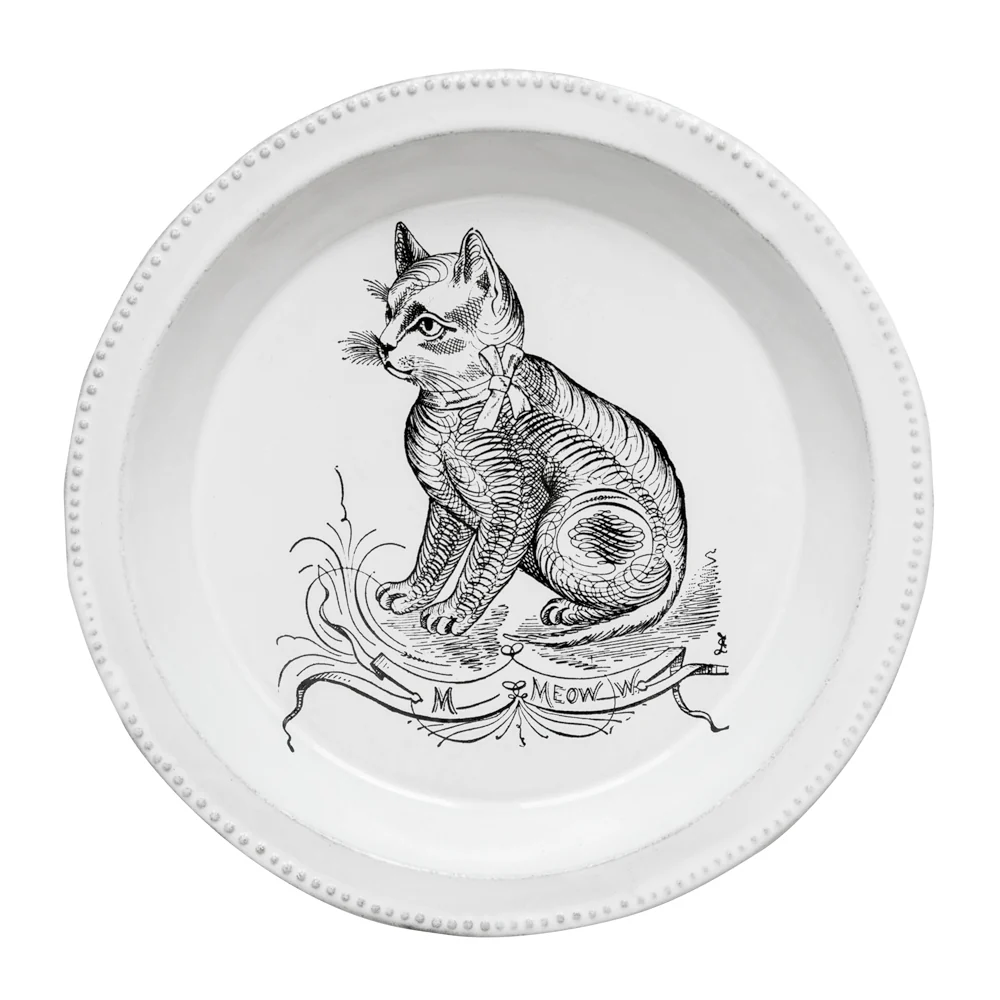 Scenario Cat Soup Plate