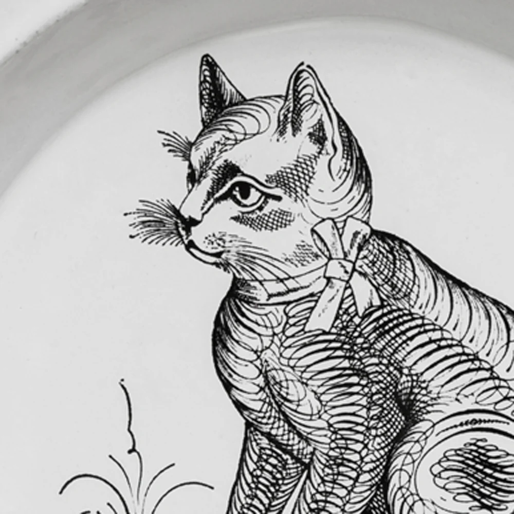Scenario Cat Soup Plate - Image 2