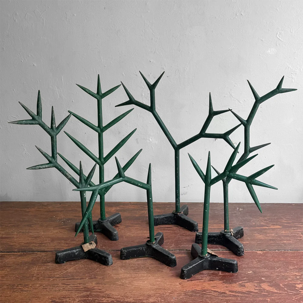 Set of 6 Antique Italian Scientific Models