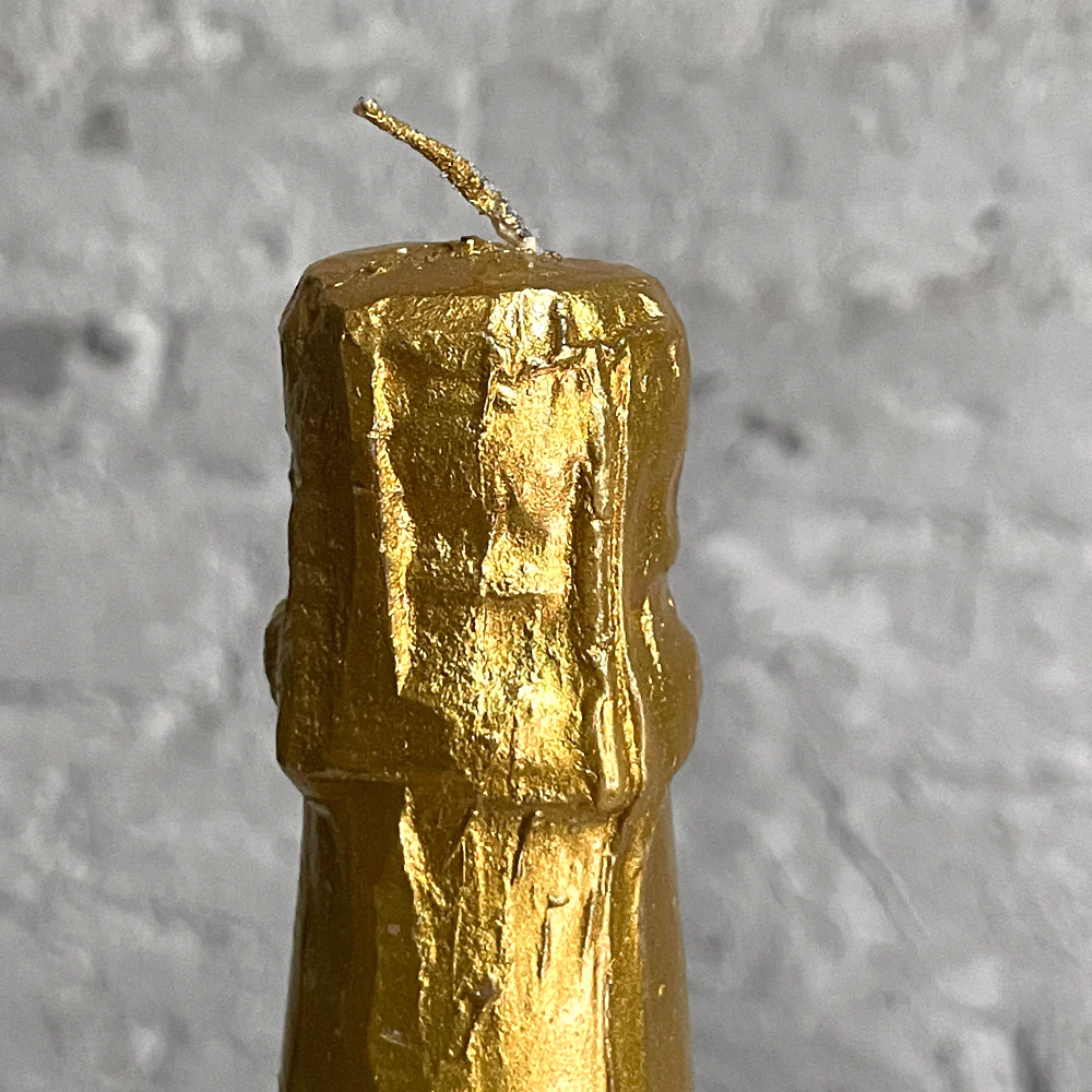 Small Spumante Sparkling Wine Bottle Candle - Image 3