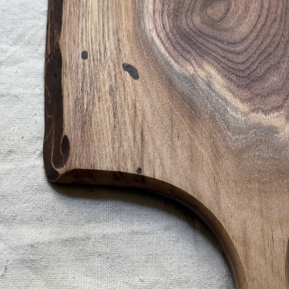 Spencer Peterman 15" Ambrosia Maple Wood Cutting Board with Handle (#4-9) - Image 3