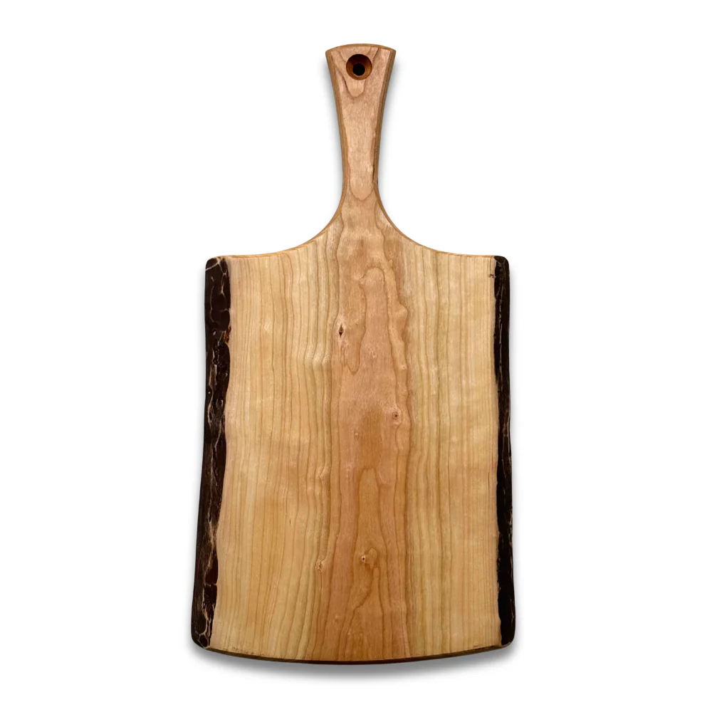 Spencer Peterman 15" Cherry Wood Cutting Board with Handle (#4-11) - Image 2