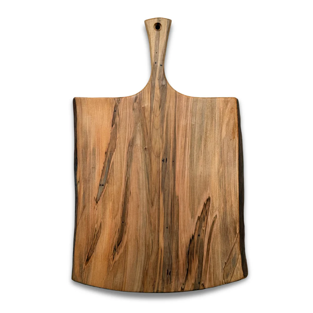Spencer Peterman 21" Ambrosia Maple Wood Cutting Board with Handle (#4-14)