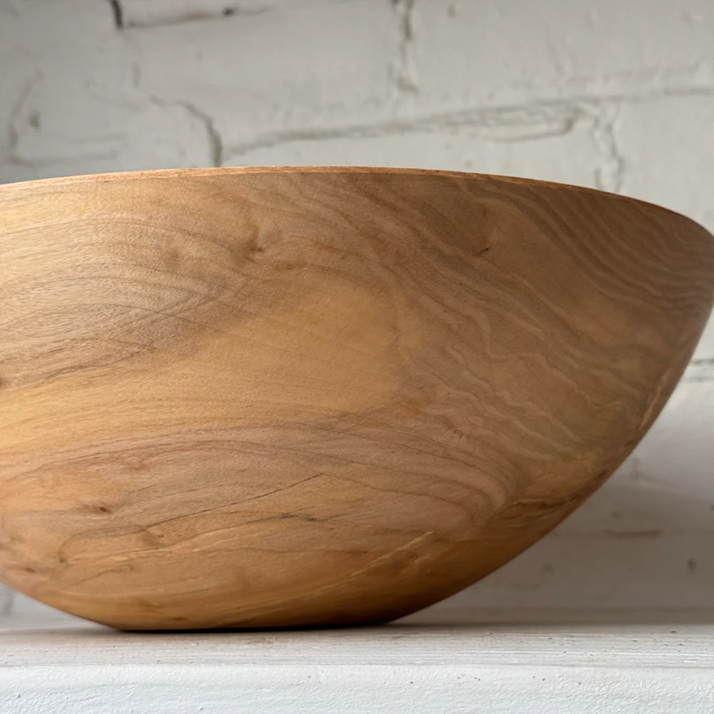Spencer Peterman Spalted Ambrosia 13" Round Bowl (#4-5) - Image 2