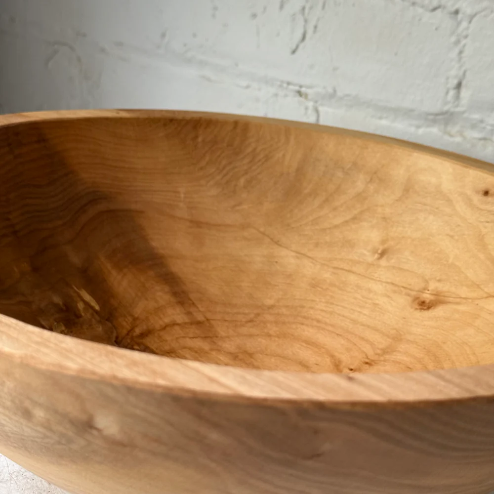 Spencer Peterman Spalted Ambrosia 13" Round Bowl (#4-5) - Image 3