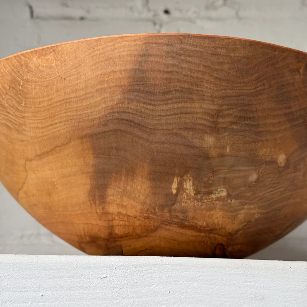 Spencer Peterman Spalted Ambrosia 13" Round Bowl (#4-5) - Image 4