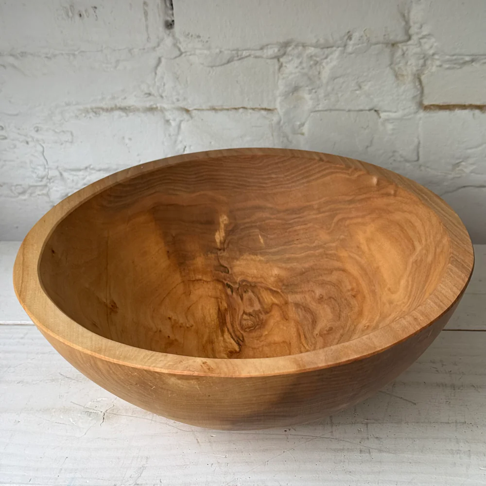 Spencer Peterman Spalted Ambrosia 13" Round Bowl (#4-5) - Image 5