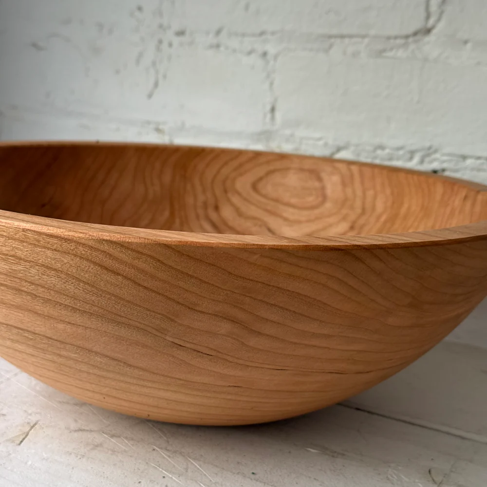 Spencer Peterman Cherry Wood 13" Round Bowl (#4-6) - Image 4