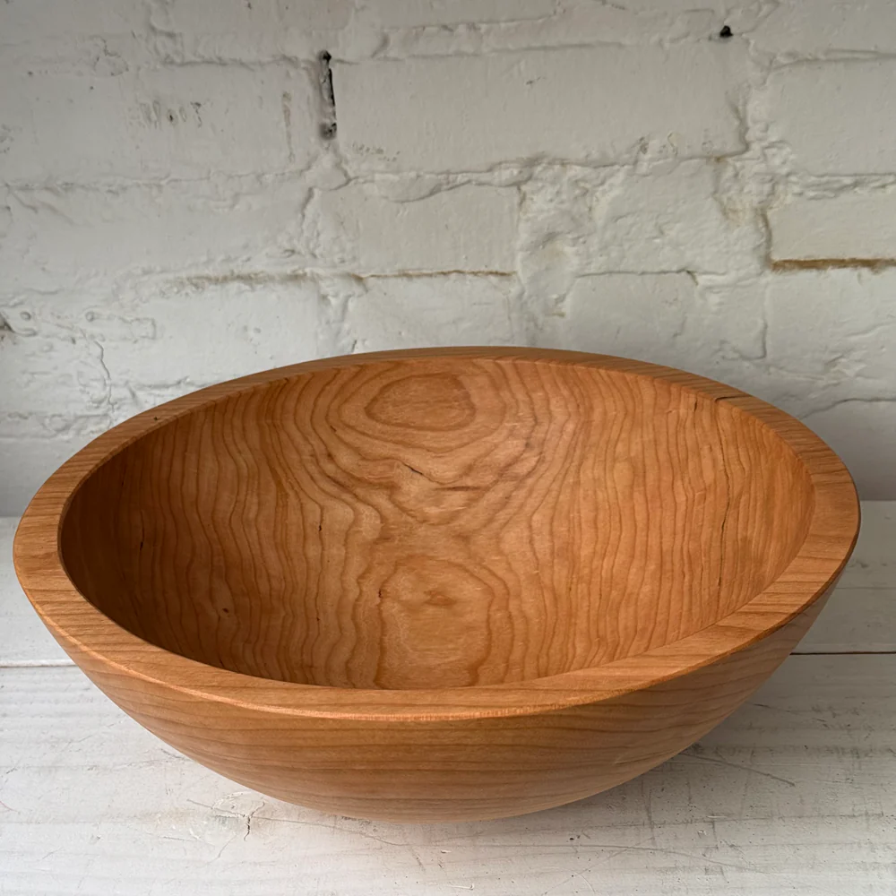 Spencer Peterman Cherry Wood 13" Round Bowl (#4-6) - Image 5