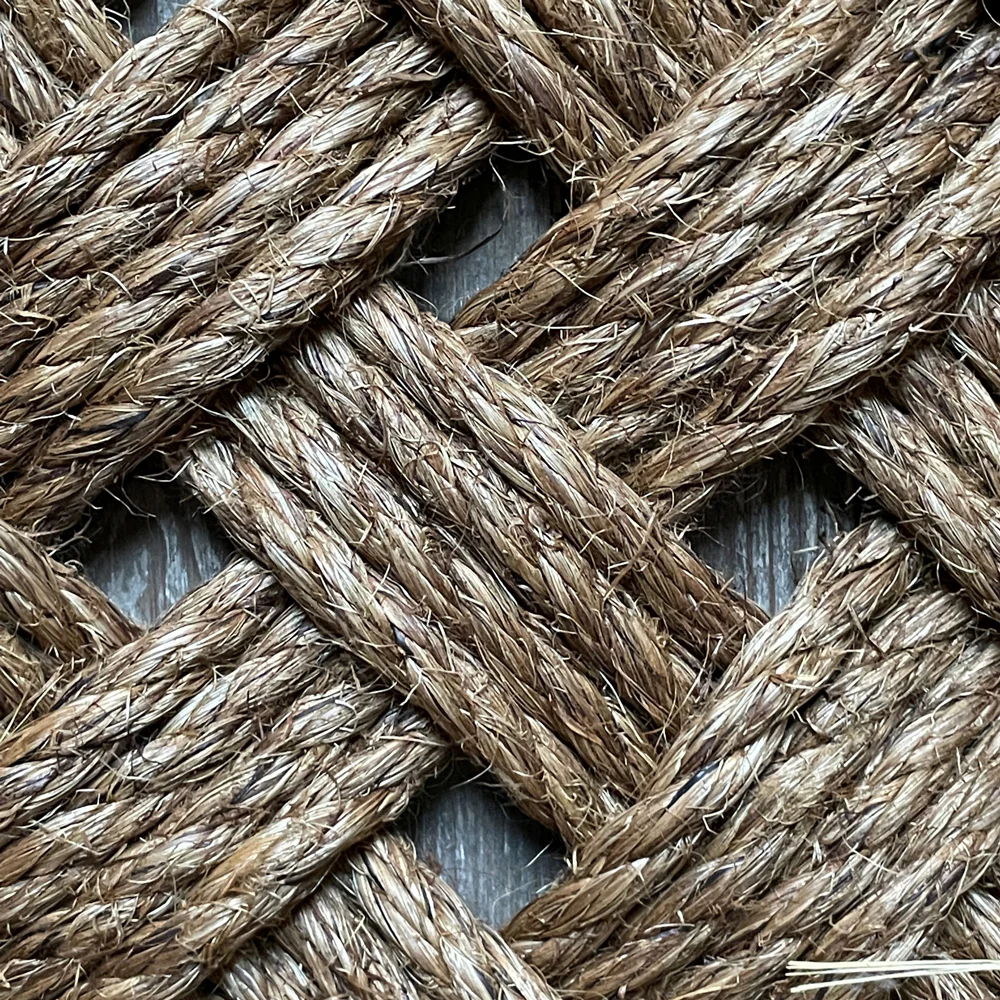 Square Woven Nautical Rope Entry Rug Doormat - Image 4