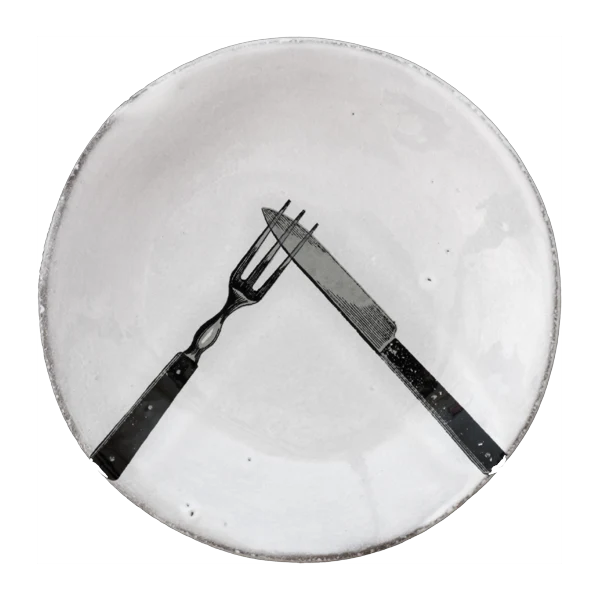 Fork & Knife Plate