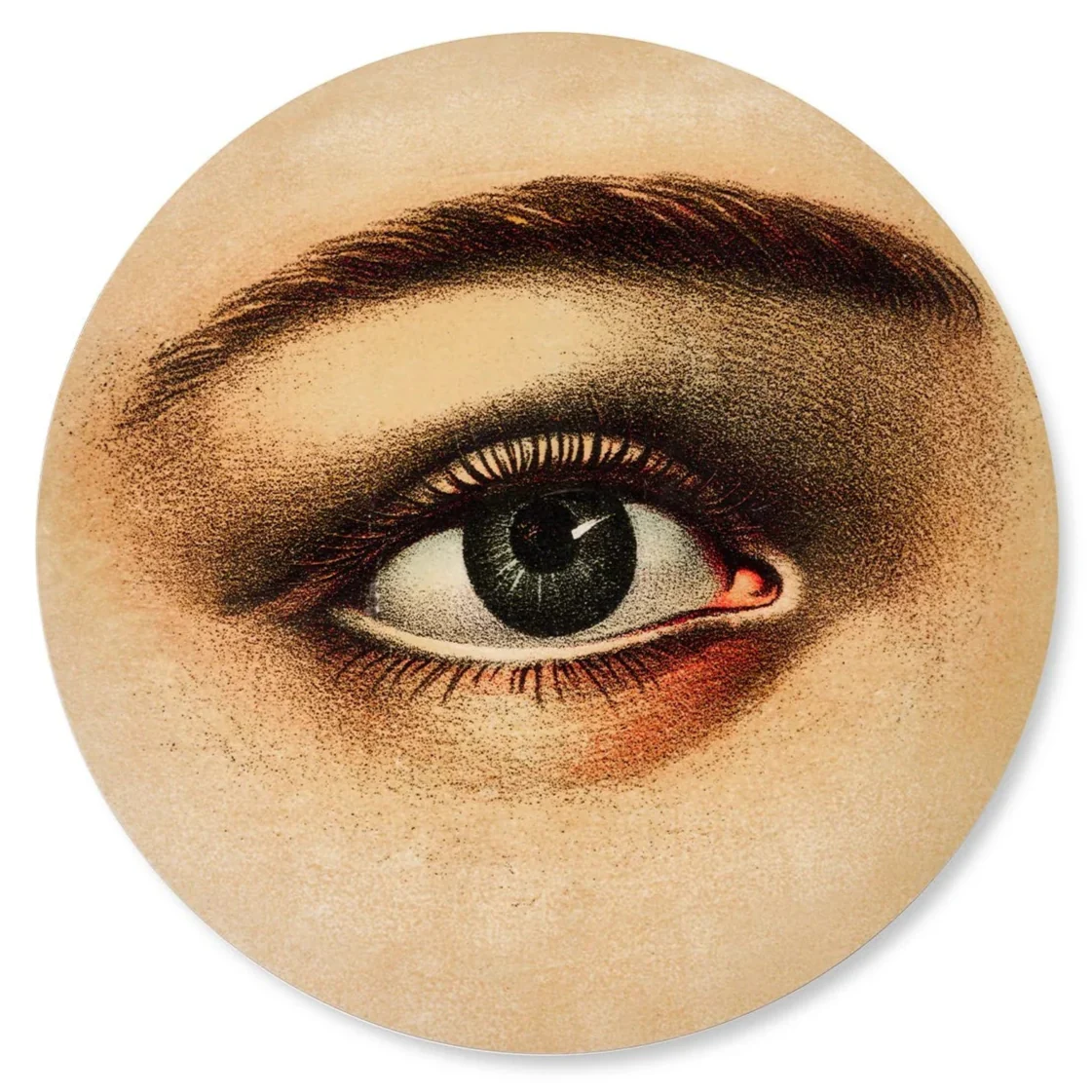 Summerill & Bishop x John Derian 'Eye' Round Cork-Backed Placemat