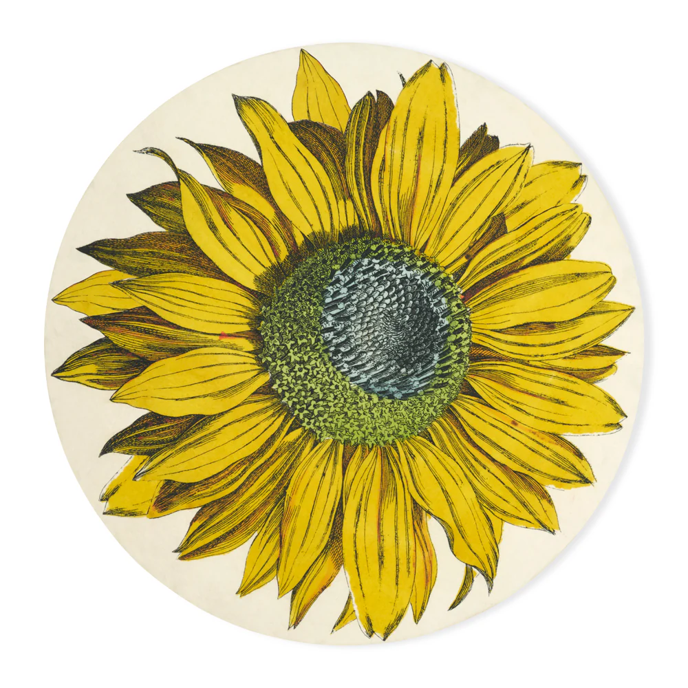 Summerill & Bishop x John Derian "Sunflower" Round Tablecloth - Image 2