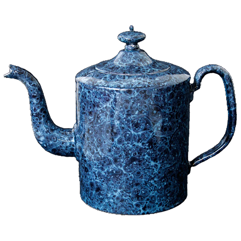 Blue Marble Teapot- Large