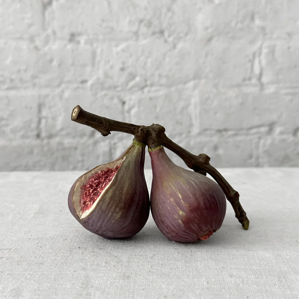 Triple Porcelain Figs