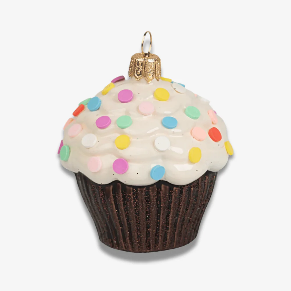 Vanilla Cupcake Ornament