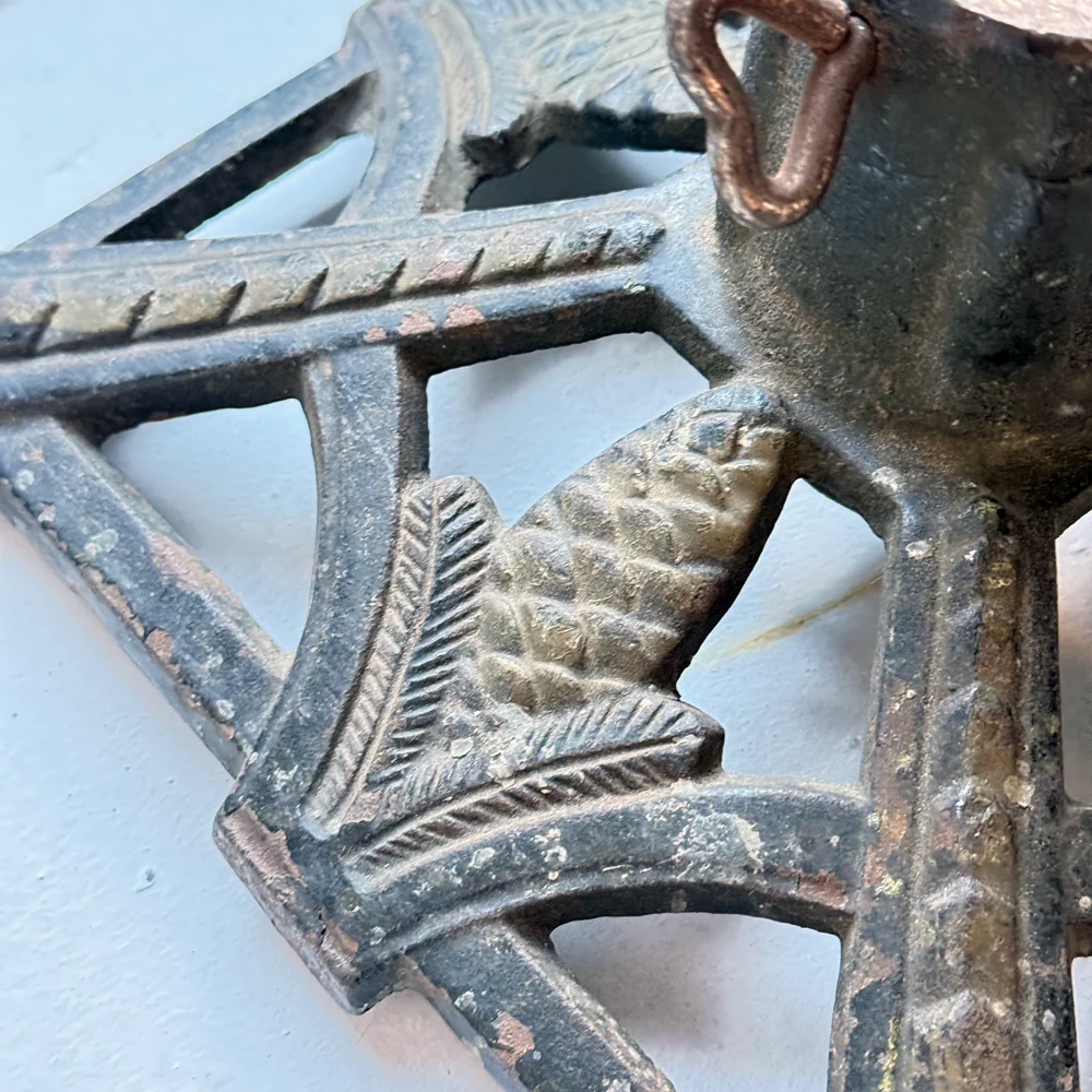 Vintage Cast Iron Tree Stand - Image 3