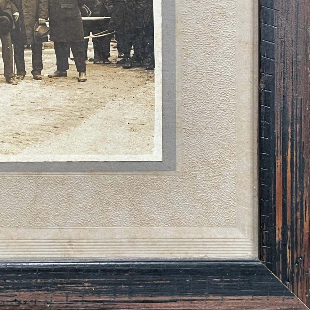 Vintage Fire Department Portrait Photograph - Image 4