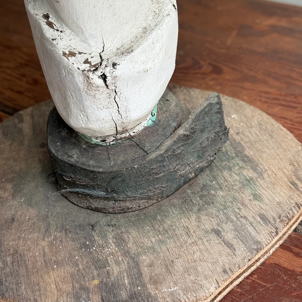 Vintage French Wooden Mushroom - Image 5