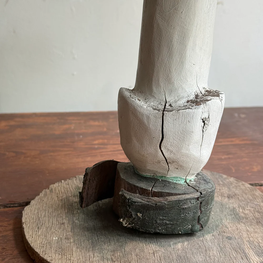 Vintage French Wooden Mushroom - Image 6