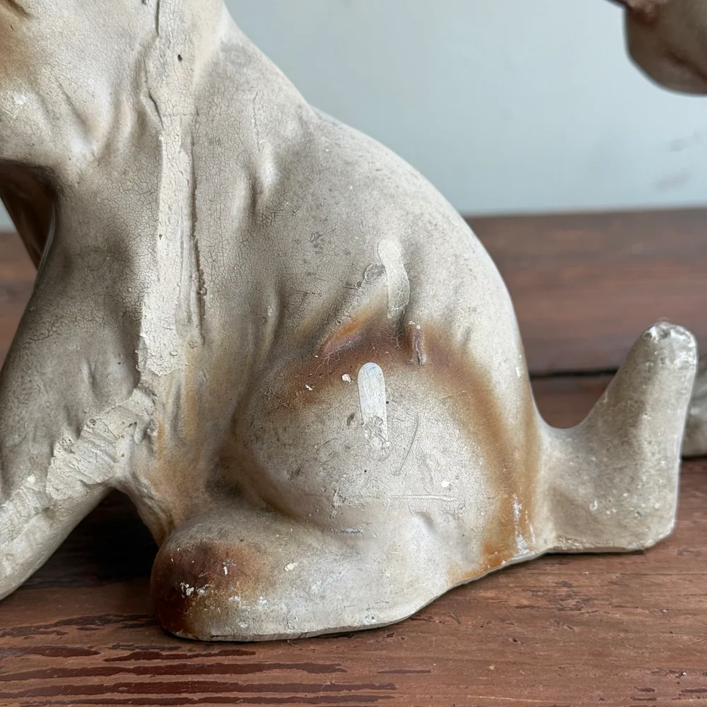 Vintage Pair of Chalkware Scottish Terrier Figurines - Image 7