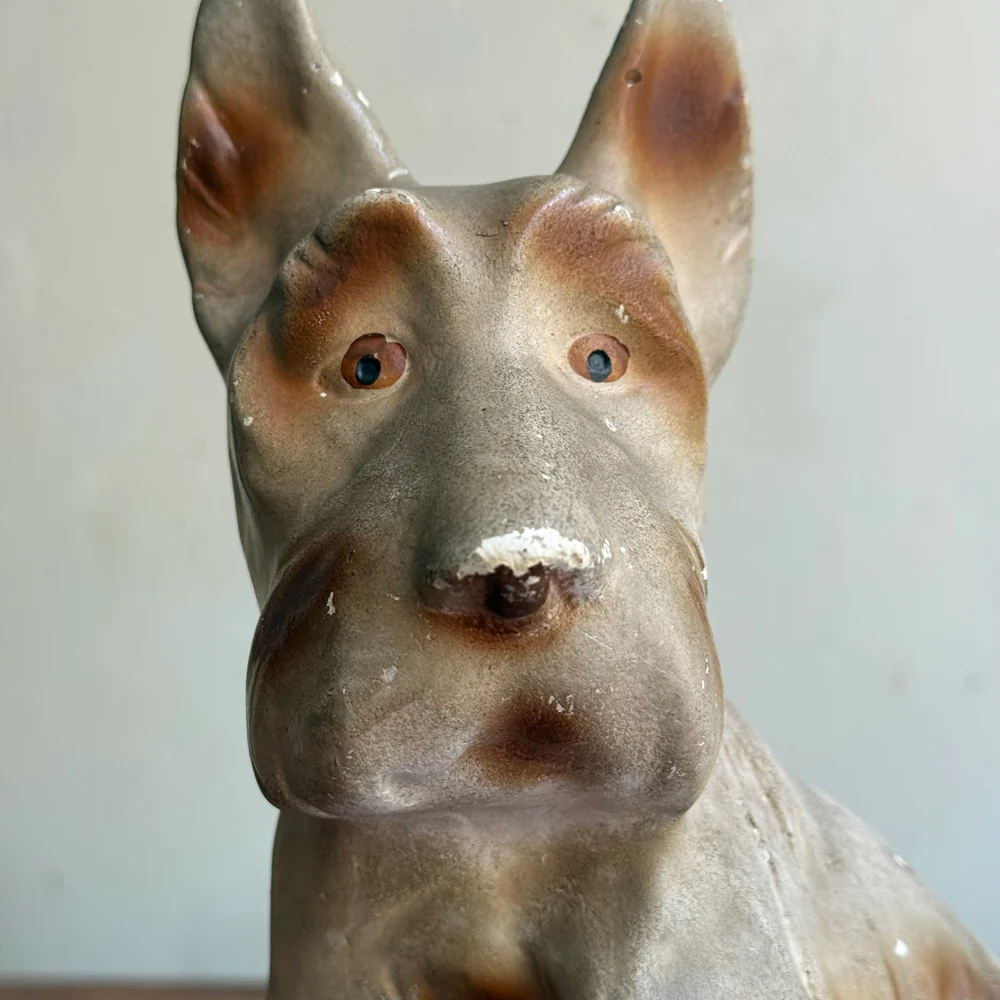 Vintage Pair of Chalkware Scottish Terrier Figurines - Image 9