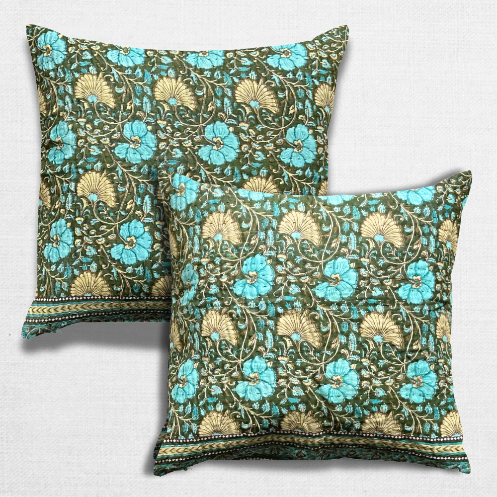 Vintage Sari Pillow Pair (JFP-14)
