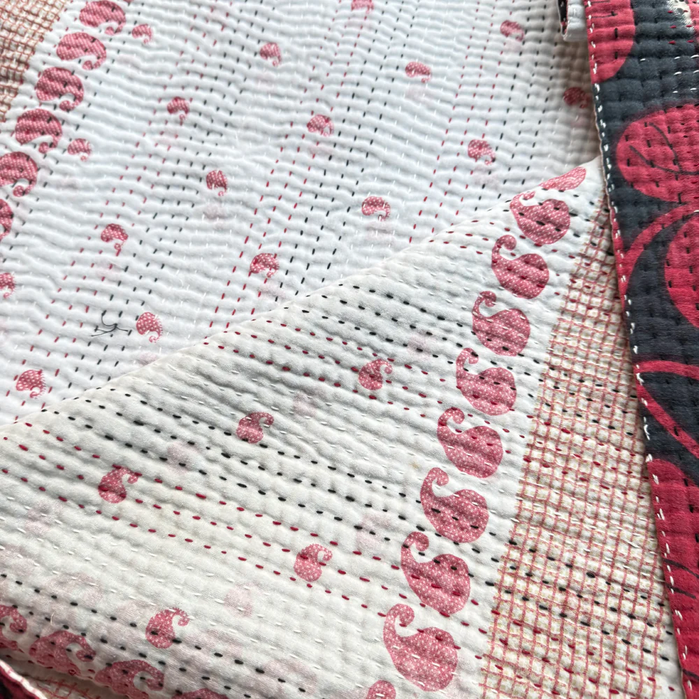 Vintage Sari Throw (JFT-01) - Image 2