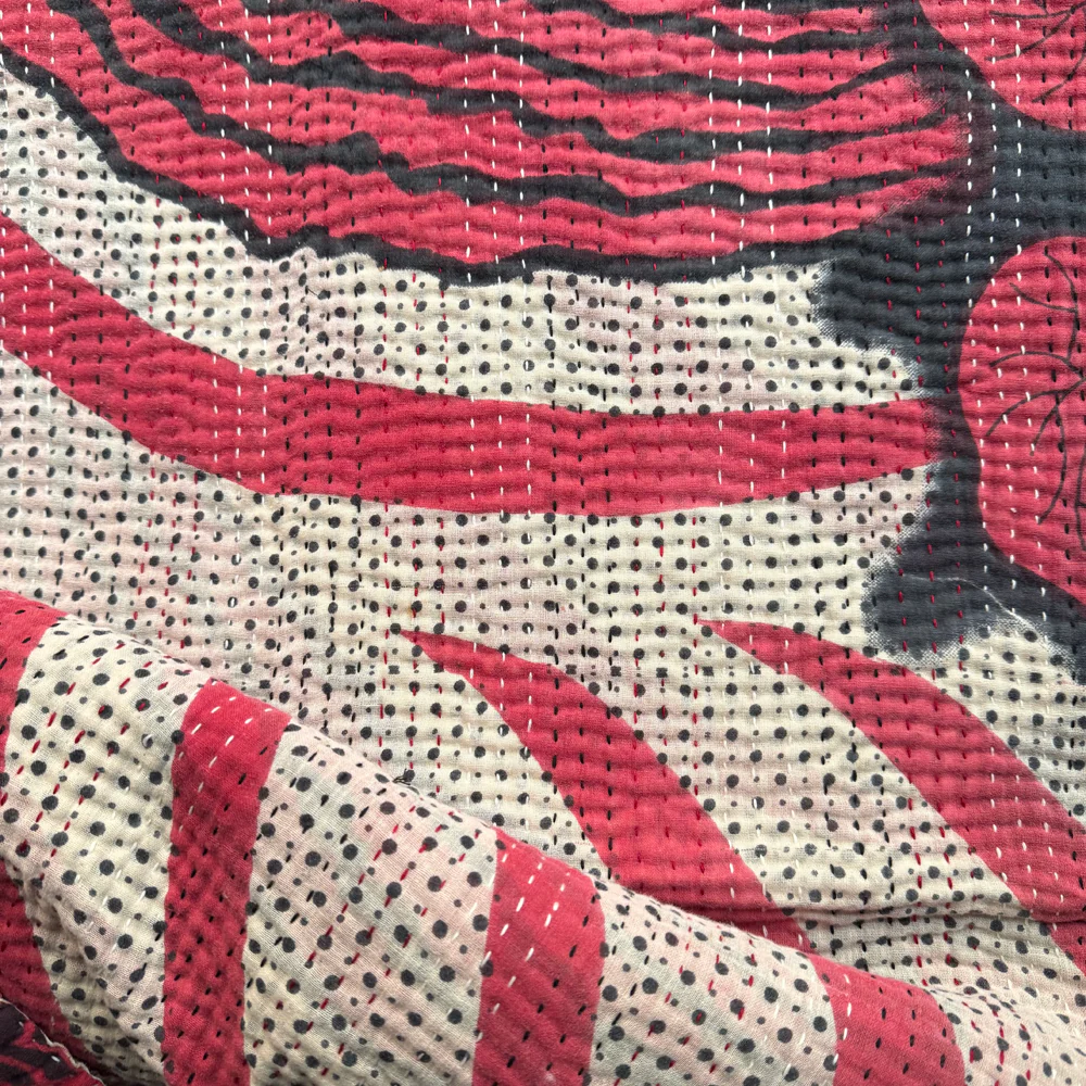 Vintage Sari Throw (JFT-01) - Image 4