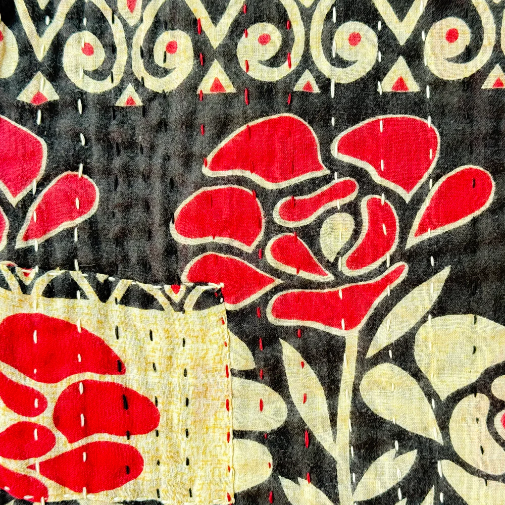 Vintage Sari Throw (JFT-02) - Image 4