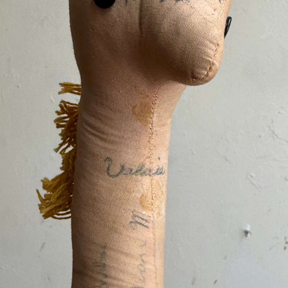 Vintage Stuffed "Autograph" Giraffe - Image 8