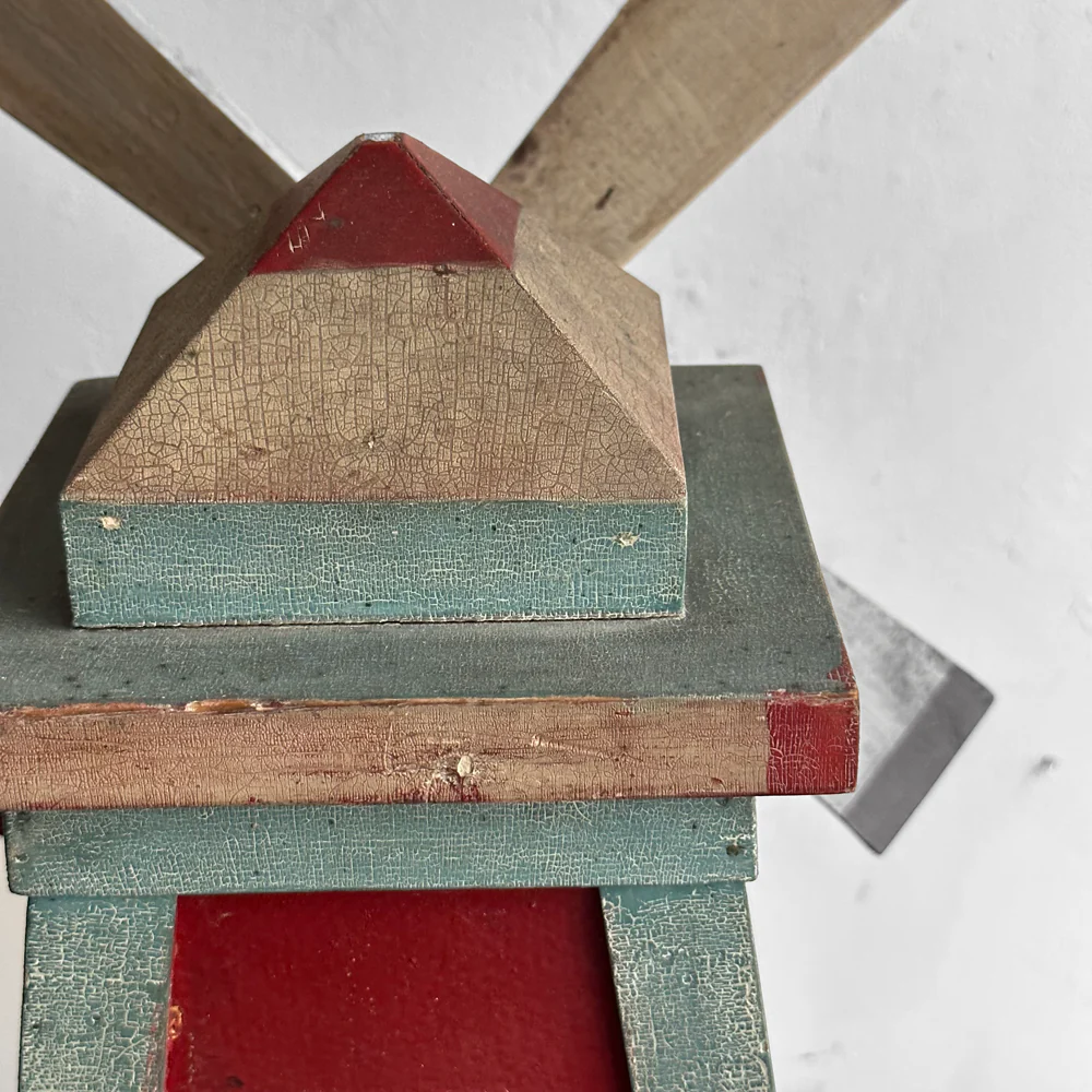 Vintage USA Painted Windmill - Image 6
