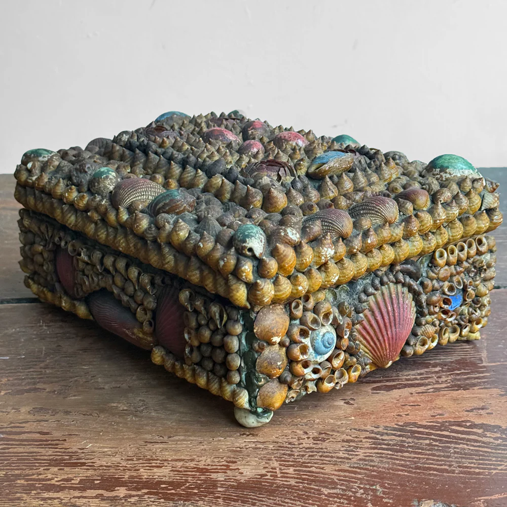 Vintage Victorian Shell Box - Image 12