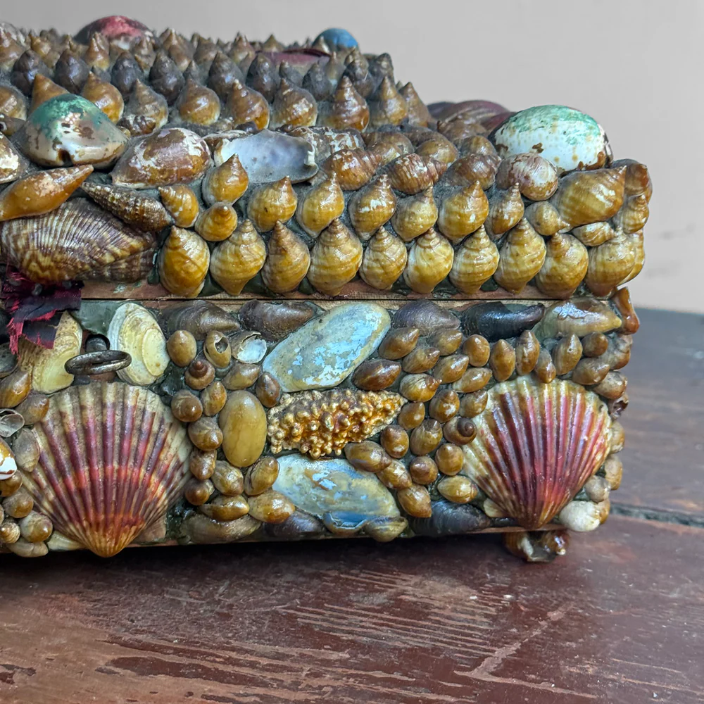 Vintage Victorian Shell Box - Image 6