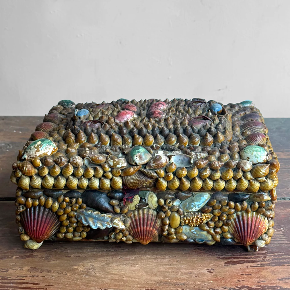 Vintage Victorian Shell Box - Image 8