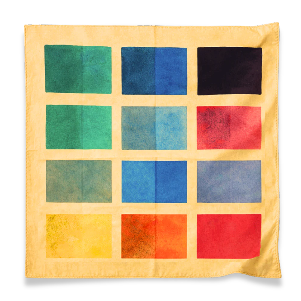 Watercolor Exercise Cotton Bandana