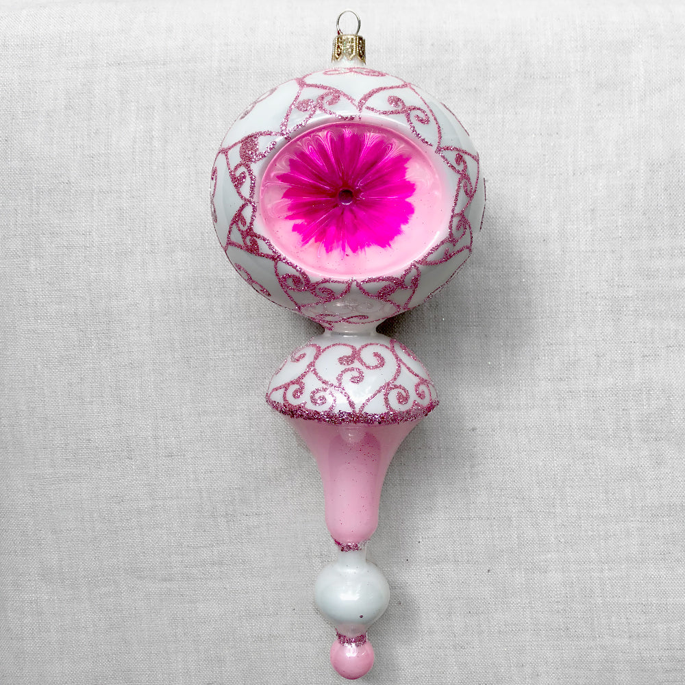 White & Pink Fantasy Ornament