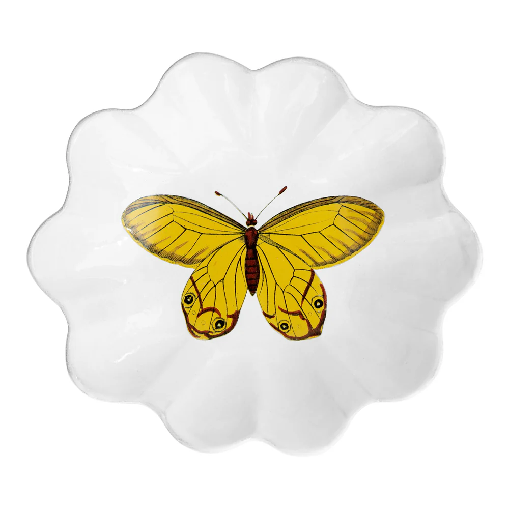 Yellow Butterfly Platter